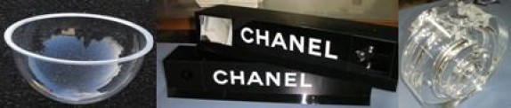 Acrylglas-Halbkugel, Chanel-Leuchtkasten, Acrylglas-Pumpengehäuse